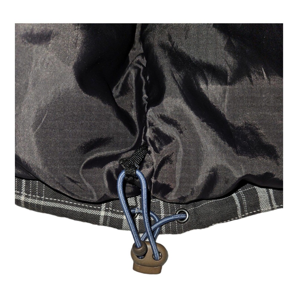 BKE Coat Large Men's Tartan Plaid Heavy Hooded Drawstring Hipster Preppy - Picture 10 of 15